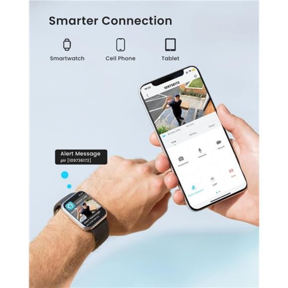 Security Cameras Wireless Outdoor, 2K 3MP Battery Powered WiFi Security Camera - Picture 2 of 5